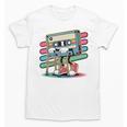 Retro Old Cassette Tape Cartoon With Walker Nostalgia Premium Tri-Blend Unisex T-Shirt Retro Old Cassette Tape Cartoon With Walker Nostalgia Premium Tri-Blend Unisex T-Shirt