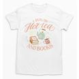 I Run ON HOT Tea & Books Reader Reading Meme Unisex T-Shirt