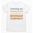 Running On Barbecuing Social Introvert Humor Vintage Unisex T-Shirt