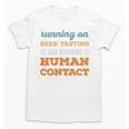 Running On Beer Tasting Social Introvert Humor Vintage Unisex T-Shirt Running On Beer Tasting Social Introvert Humor Vintage Unisex T-Shirt