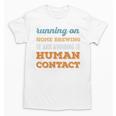 Running On Home Brewing Social Introvert Humor Vintage Unisex T-Shirt