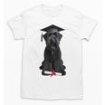 Russian Terrier Dog Graduation Cap Graduate Owner Grad Unisex T-Shirt