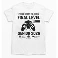 Senior 2026 Final Level Gamer Graduation 2026 Unisex T-Shirt