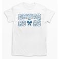 Senior 26 Graduation Class Of 2026 Bow Blue Toile Floral Unisex T-Shirt
