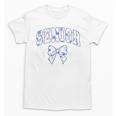 Senior Class Of 2026 Graduation Girly Floral Coquette Bow Unisex T-Shirt