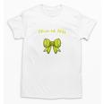 Senior Class Of 2026 Tennis Coquette Bow Graduation Premium Unisex T-Shirt
