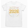 Senior Dad Class Of 2026 Purple Retro Vintage Graduation Unisex T-Shirt