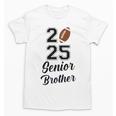 Senior Football Brother Class Of 2025 Graduation Graduate Unisex T-Shirt