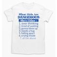 Silent Girls Are DangerousFor Quiet Introvert Girl Unisex T-Shirt Silent Girls Are DangerousFor Quiet Introvert Girl Unisex T-Shirt