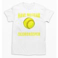 Softball Scorekeeper For a Score Book Keeper Premium Tri-Blend Unisex T-Shirt
