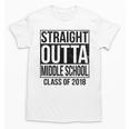 Straight Outta Middle School Graduation Unisex T-Shirt