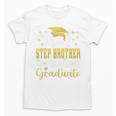 Super Proud Step Brother Of 2025 Graduate Graduation Family Premium Unisex T-Shirt