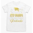 Super Proud Step Grandpa Of 2025 Graduate Graduation Family Premium Unisex T-Shirt
