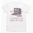 I Survived The Dial-Up Era Retro 90s Nostalgia Premium Tri-Blend Unisex T-Shirt