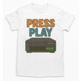 VHS Cassette Retro Analog Nostalgia Theme Premium Unisex T-Shirt VHS Cassette Retro Analog Nostalgia Theme Premium Unisex T-Shirt