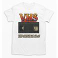 VHS Tape Nostalgia Old School Technology Humor Premium Unisex T-Shirt VHS Tape Nostalgia Old School Technology Humor Premium Unisex T-Shirt