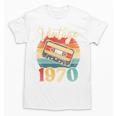 Vintage 1970 Retro Cassette Tape 70s Born Nostalgia Birthday Unisex T-Shirt