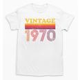 Vintage 1970 Retro Style 70's Born Nostalgia Vibes Birthday Premium Tri-Blend Unisex T-Shirt