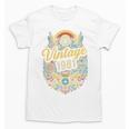 Vintage 1981 Retro Badge Nostalgia Eighties Compass Skull Premium Tri-Blend Unisex T-Shirt Vintage 1981 Retro Badge Nostalgia Eighties Compass Skull Premium Tri-Blend Unisex T-Shirt