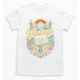 Vintage 1981 Retro Badge Nostalgia Eighties Compass Skull Unisex T-Shirt Vintage 1981 Retro Badge Nostalgia Eighties Compass Skull Unisex T-Shirt