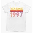 Vintage 1997 Retro Style 90's Born Nostalgia Vibes Birthday Premium Tri-Blend Unisex T-Shirt