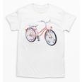 Vintage Bicycle With Playing Cards Nostalgia Premium Tri-Blend Unisex T-Shirt