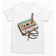 Vintage Cassette Tape And Pencil Nostalgia Party 70s 80s 90s Premium Unisex T-Shirt