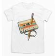 Vintage Pencil Rewind Cassette Tape Nostalgia Party 80s 90s Premium Unisex T-Shirt Vintage Pencil Rewind Cassette Tape Nostalgia Party 80s 90s Premium Unisex T-Shirt