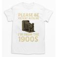 Vintage Please Be Patient With Me I'm From The 1900s Camera Premium Unisex T-Shirt