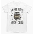 Vintage Salem Book Club Cat Bookish Spooky Halloween Unisex T-Shirt