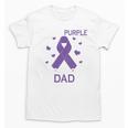 I Wear Purple In Memory Of Dad Pancreatic Cancer Awareness Unisex T-Shirt I Wear Purple In Memory Of Dad Pancreatic Cancer Awareness Unisex T-Shirt