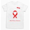 I Wear Red In Memory Of My Mom Heart Disease Awareness Month Unisex T-Shirt I Wear Red In Memory Of My Mom Heart Disease Awareness Month Unisex T-Shirt