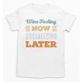Wine Tasting Now Minimal Socializing Introvert Vintage Unisex T-Shirt Wine Tasting Now Minimal Socializing Introvert Vintage Unisex T-Shirt