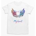 Wings In Memory Of Mom Dad In Heaven Guardian Angel Memorial Unisex T-Shirt Wings In Memory Of Mom Dad In Heaven Guardian Angel Memorial Unisex T-Shirt