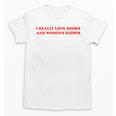 Women's I Really Love Books And Women's Rights Feminist Girls Women Unisex T-Shirt