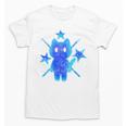 Yk2 Grunge Earthy Blue Cat With Stars Tomboy 90s Nostalgia Unisex T-Shirt Yk2 Grunge Earthy Blue Cat With Stars Tomboy 90s Nostalgia Unisex T-Shirt
