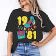 1981 Retro Raised In The 80s Old School Nostalgia Vibes Unisex T-Shirt