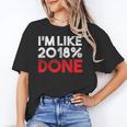 2018 Percent Done Senior Graduation Shirt Unisex T-Shirt