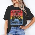 2nd Grade Level Complete Graduation Student Video Gamer Unisex T-Shirt