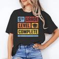 5th Grade Level Complete Shirt Graduation Last Day Of School Unisex T-Shirt