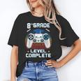 8th Grade Level Complete Graduation Class 2023 Gamer Boys Unisex T-Shirt