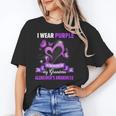 Alzheimer's Awareness I Wear Purple In Memory Of My Grandma Unisex T-Shirt
