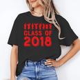 & Red Class Of 2018 Senior GraduationShirt Unisex T-Shirt