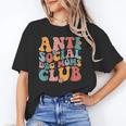 Anti Social Dog Moms Club Introvert Dog Mom Retro Men Women Unisex T-Shirt