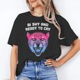 Bi Shy And Ready To Cry Bisexual Introvert Bi Pride Unisex T-Shirt Bi Shy And Ready To Cry Bisexual Introvert Bi Pride Unisex T-Shirt