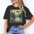 Bigfoot Sasquatch Alien Spaceship UFO Introvert Bruh Unisex T-Shirt Bigfoot Sasquatch Alien Spaceship UFO Introvert Bruh Unisex T-Shirt