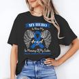 Blue Ribbon In Memory Of My Sister Colon Cancer Awareness Unisex T-Shirt Blue Ribbon In Memory Of My Sister Colon Cancer Awareness Unisex T-Shirt