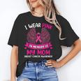 Breast Cancer Shirt I Wear Pink In Memory Of My Mom Unisex T-Shirt Breast Cancer Shirt I Wear Pink In Memory Of My Mom Unisex T-Shirt