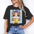 Bulldog Anime Pup Graduation Unisex T-Shirt