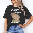 Capy Last Day Of School Capybara Graduation Quote Unisex T-Shirt